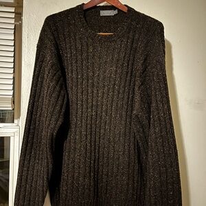Talbot Men's Walnut Brown Speckled Sweater